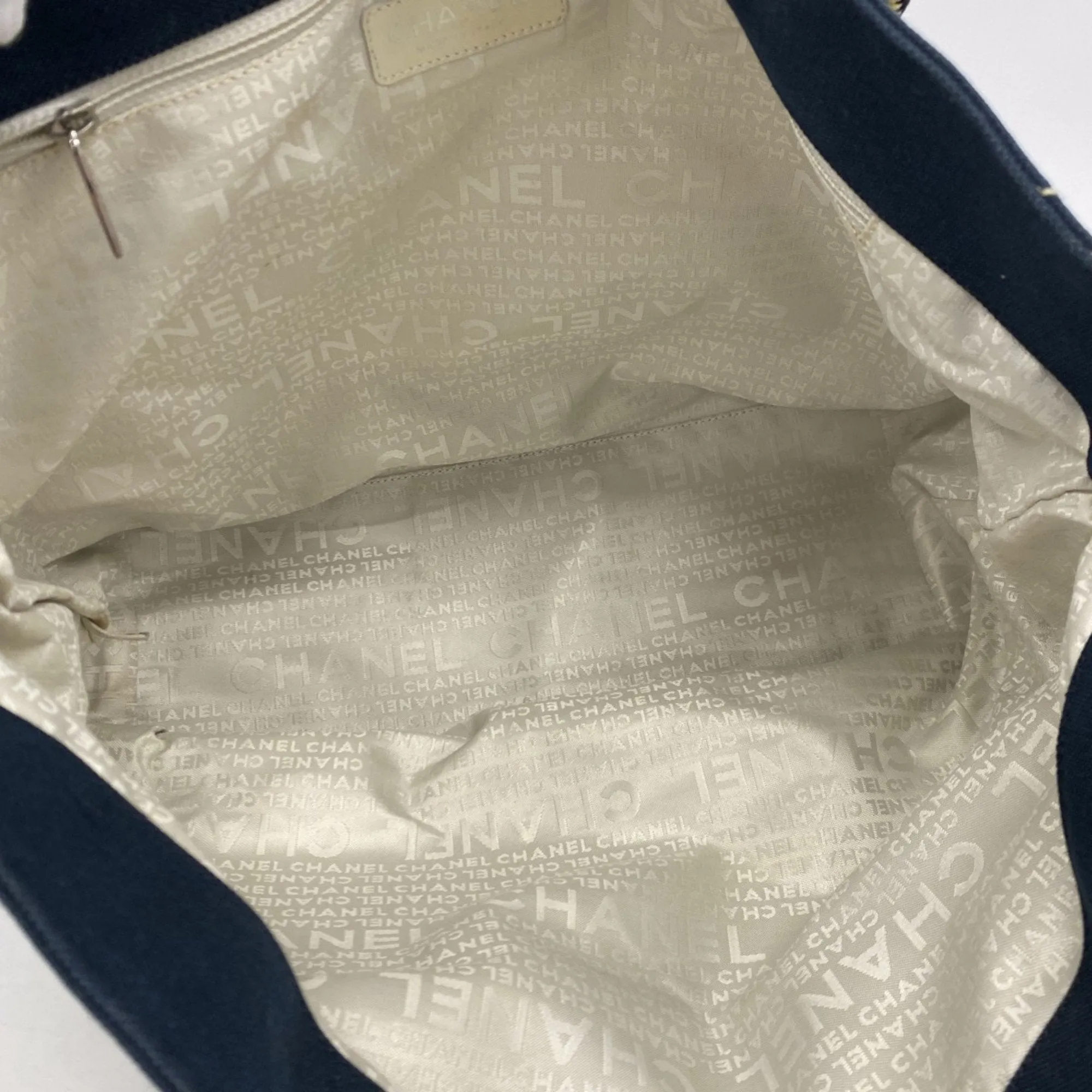 Chanel blue Canvas Tote Bag (Pre-Owned)