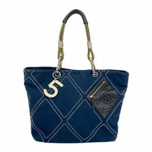 Chanel blue Canvas Tote Bag (Pre-Owned)