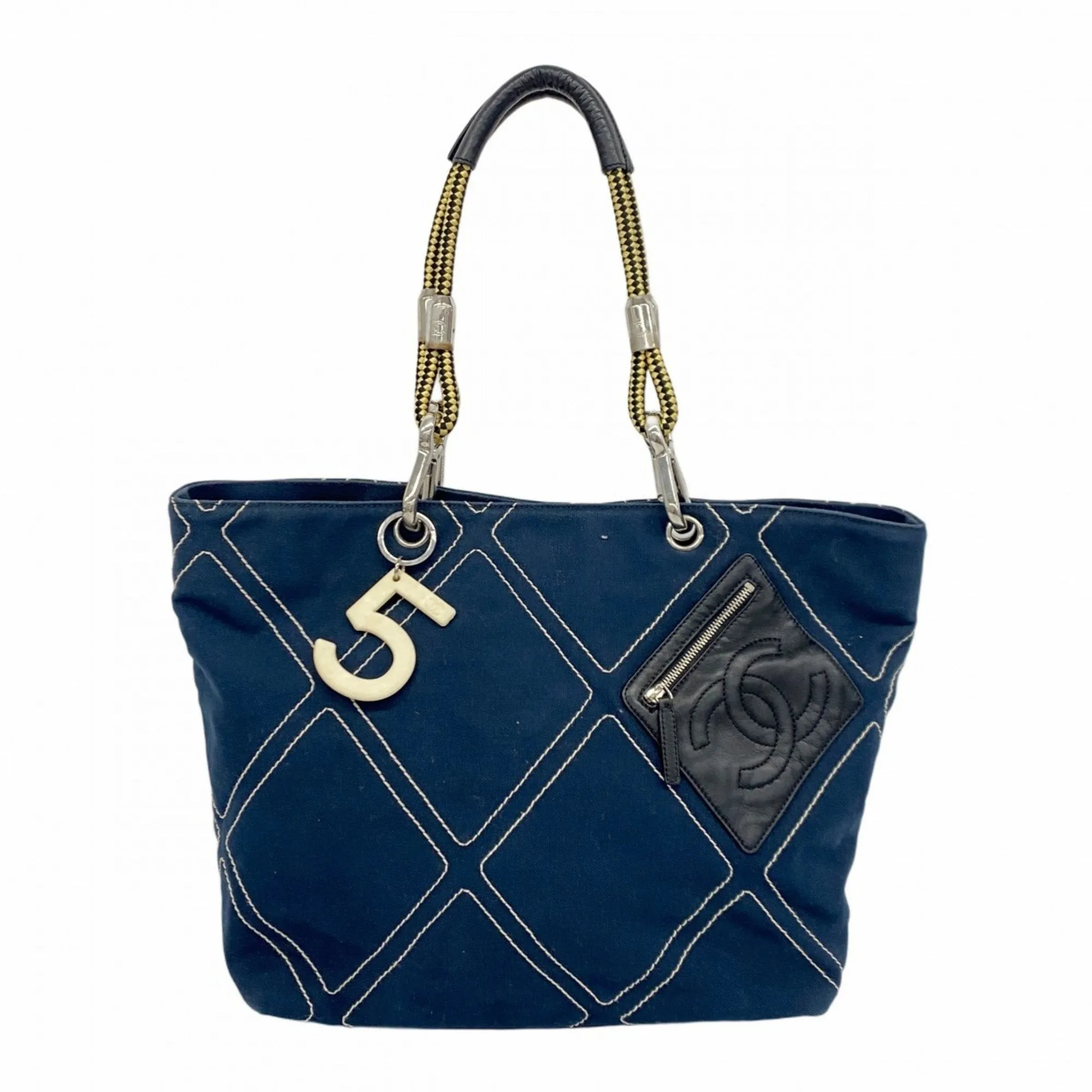 Chanel blue Canvas Tote Bag (Pre-Owned)