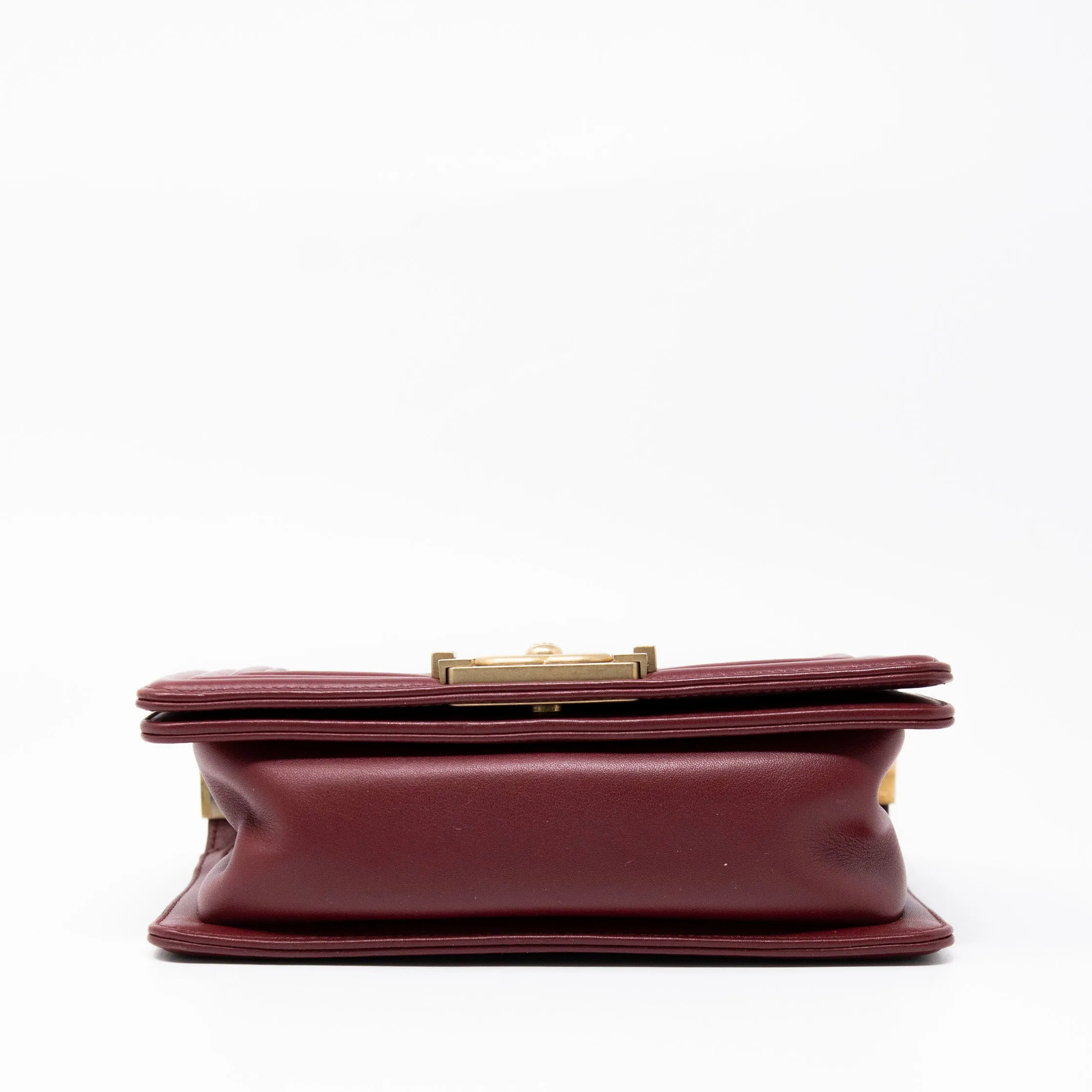 Chanel Burgundy Small Boy Bag