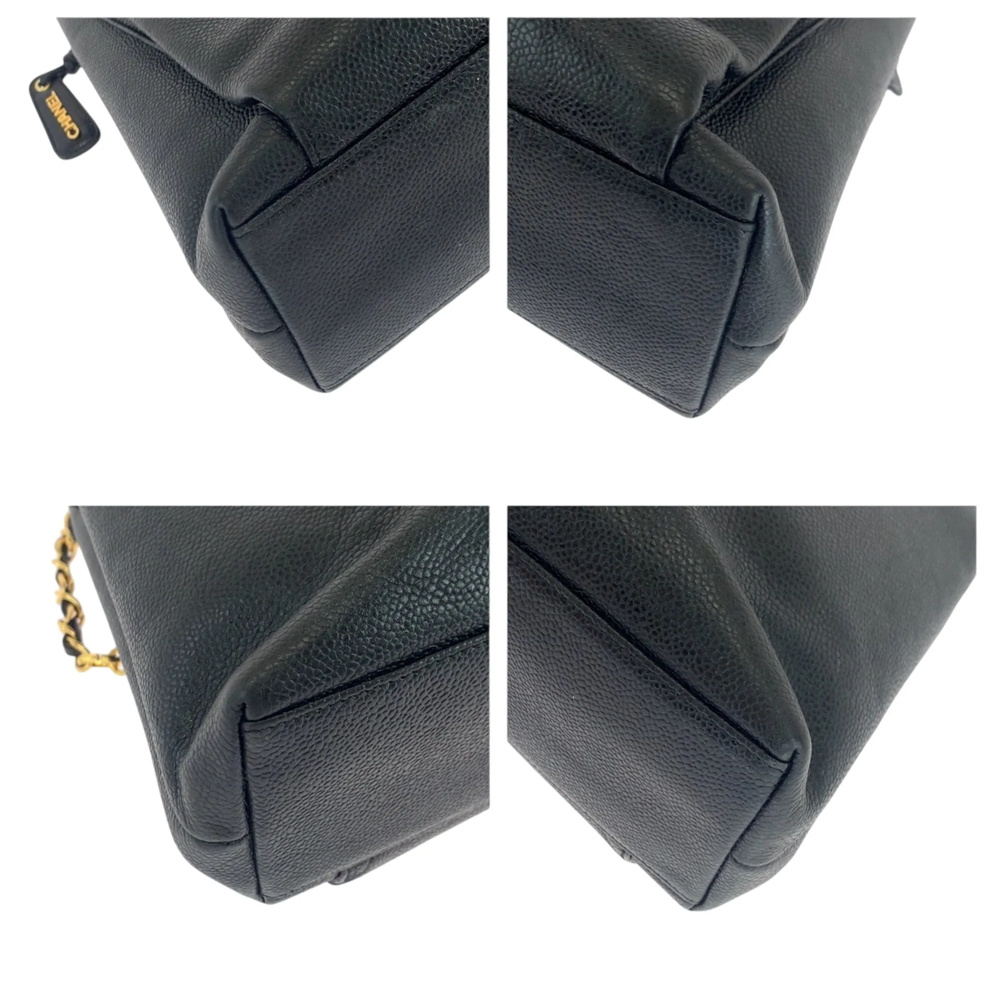 Chanel Grained Calfskin Shoulder Bag Tote Bag (Pre-Owned)