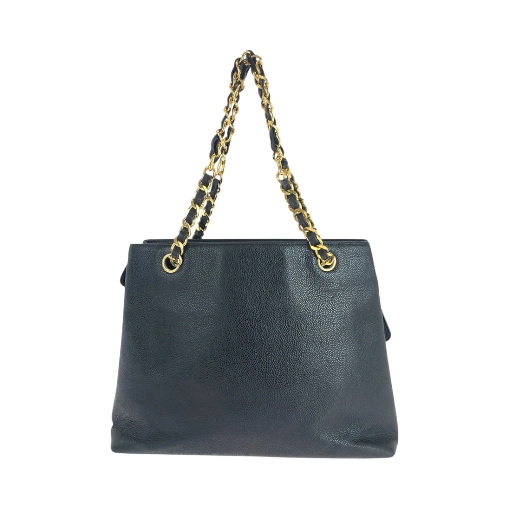 Chanel Grained Calfskin Shoulder Bag Tote Bag (Pre-Owned)