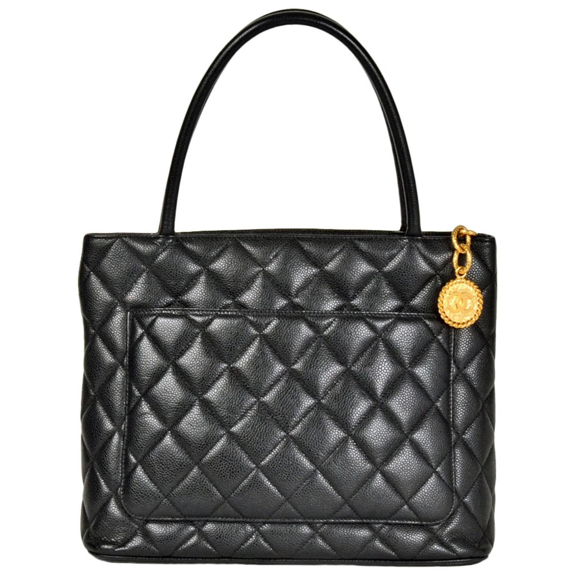 Chanel Grained Calfskin Tote Bag (Pre-Owned)