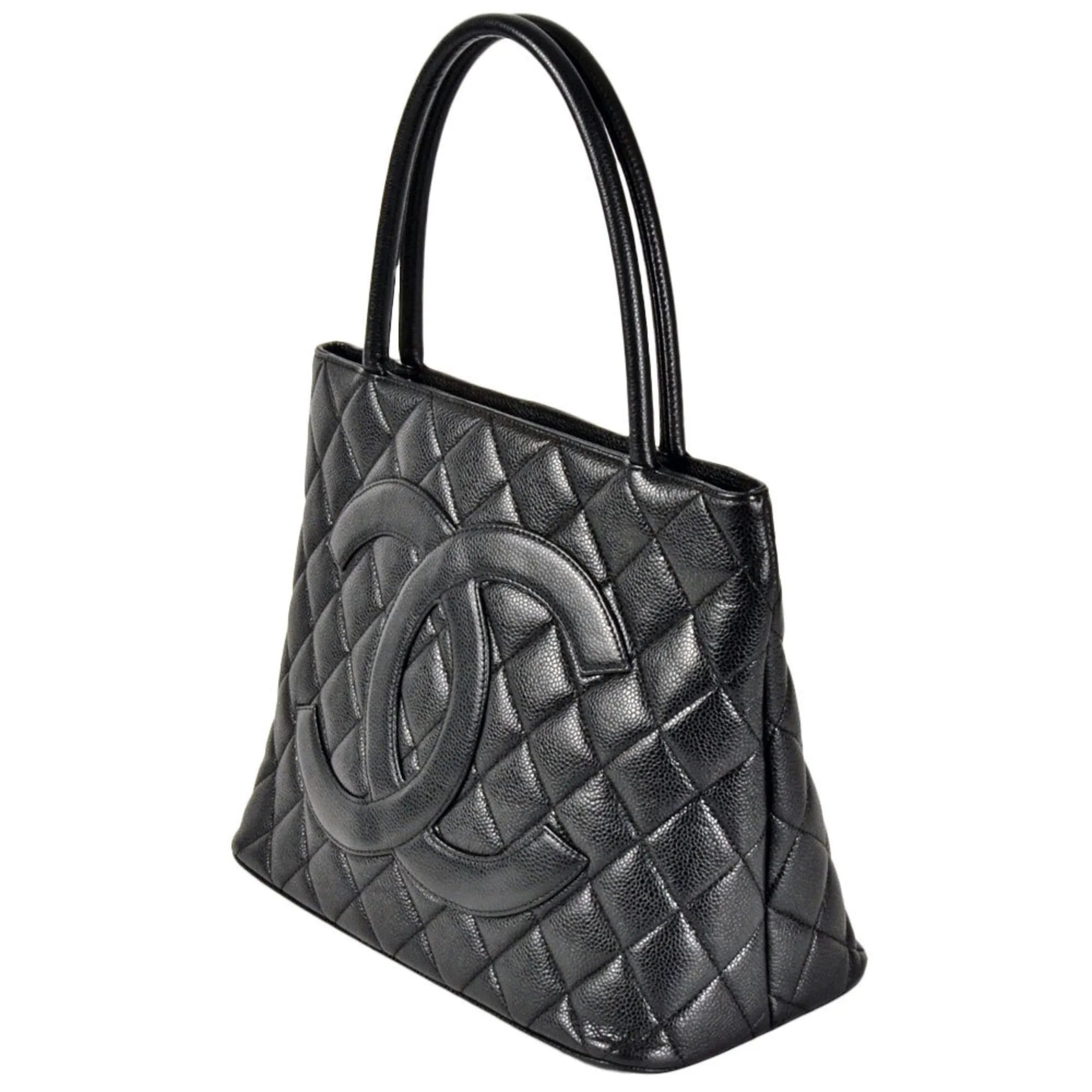 Chanel Grained Calfskin Tote Bag (Pre-Owned)