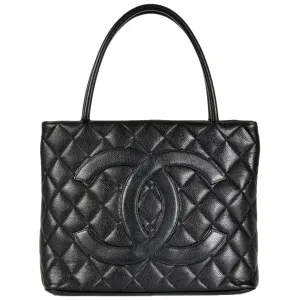 Chanel Grained Calfskin Tote Bag (Pre-Owned)