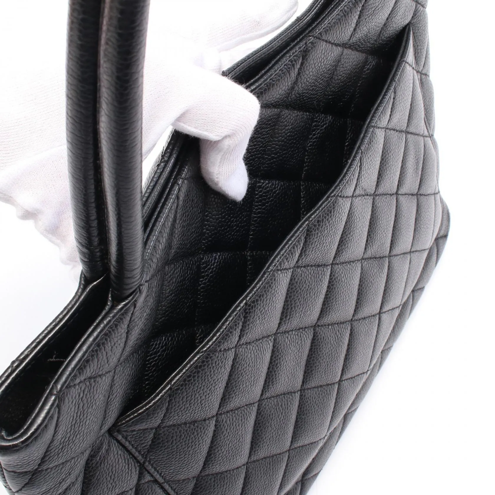 Chanel Leather Grain Calfskin Tote Bag