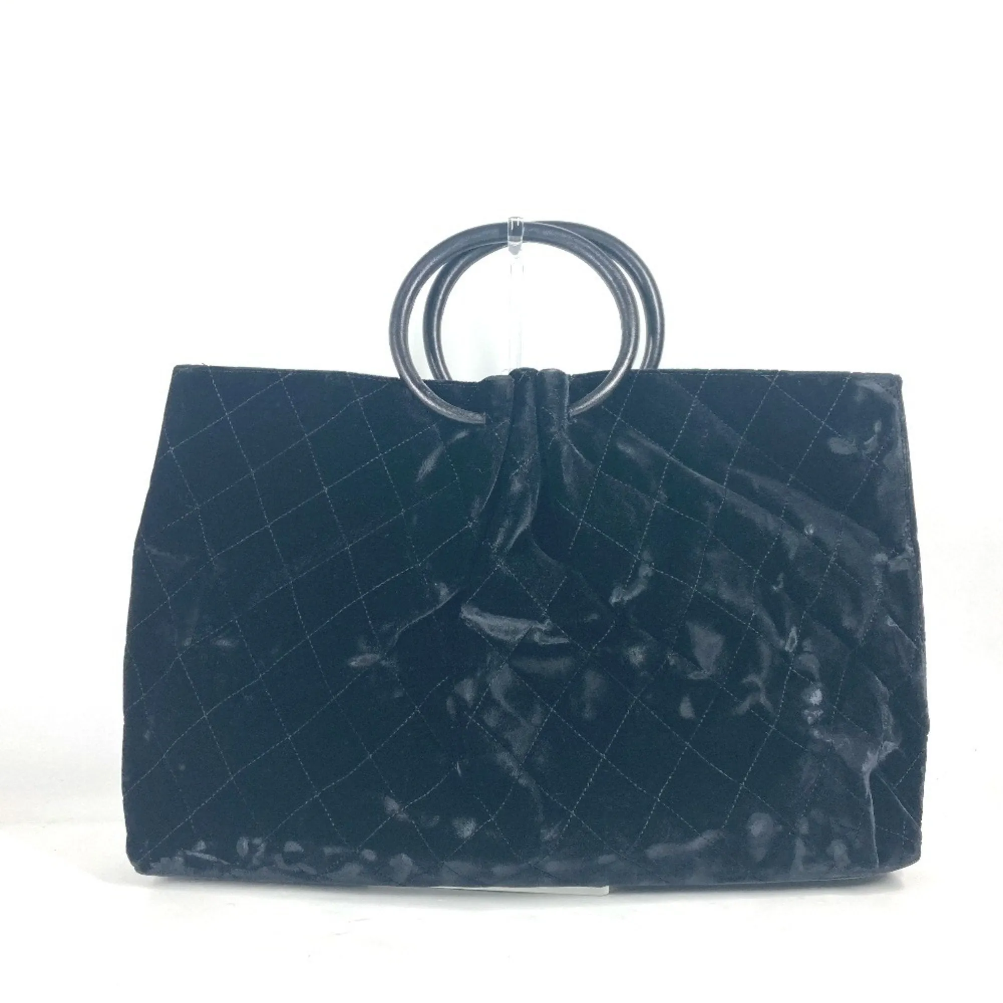 Chanel Leather Handbag Tote Bag (Pre-Owned)