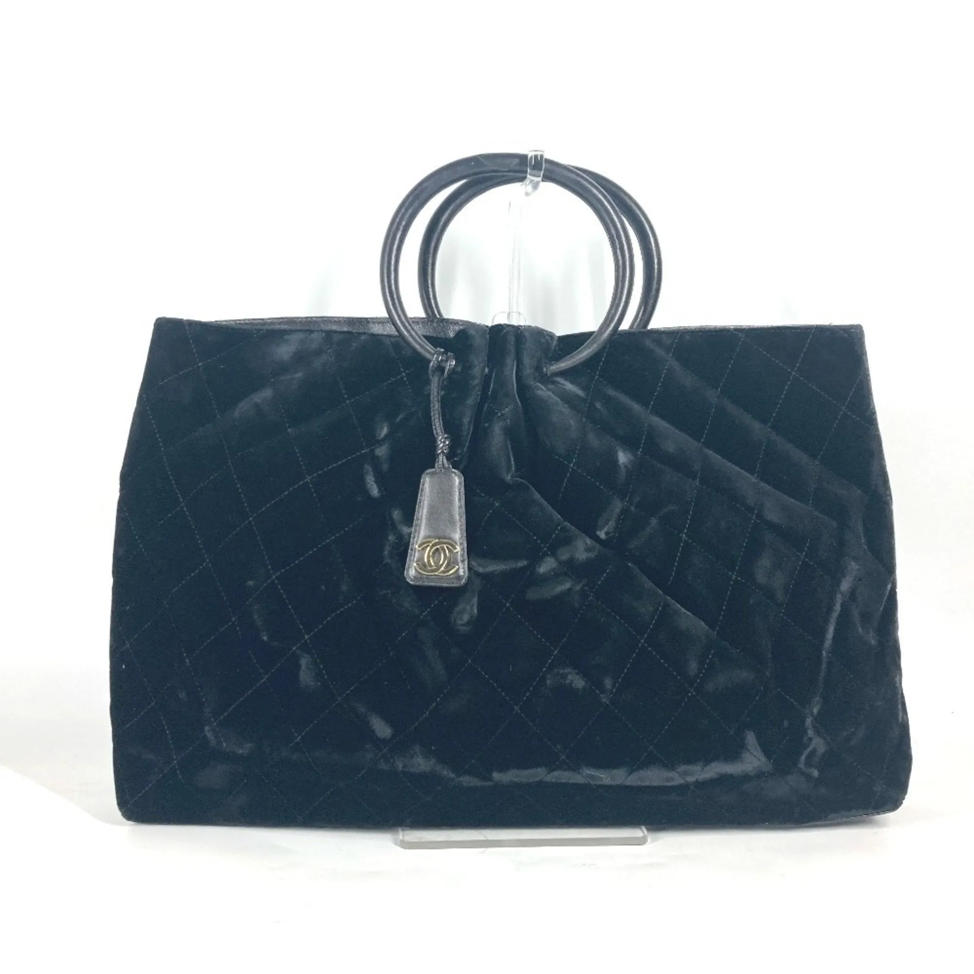 Chanel Leather Handbag Tote Bag (Pre-Owned)