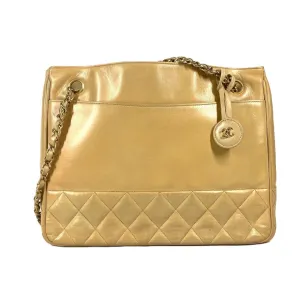 Chanel Leather Shoulder Bag Tote Bag (Pre-Owned)
