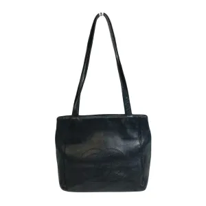 Chanel Logo Cc Leather Tote Bag (Pre-Owned)