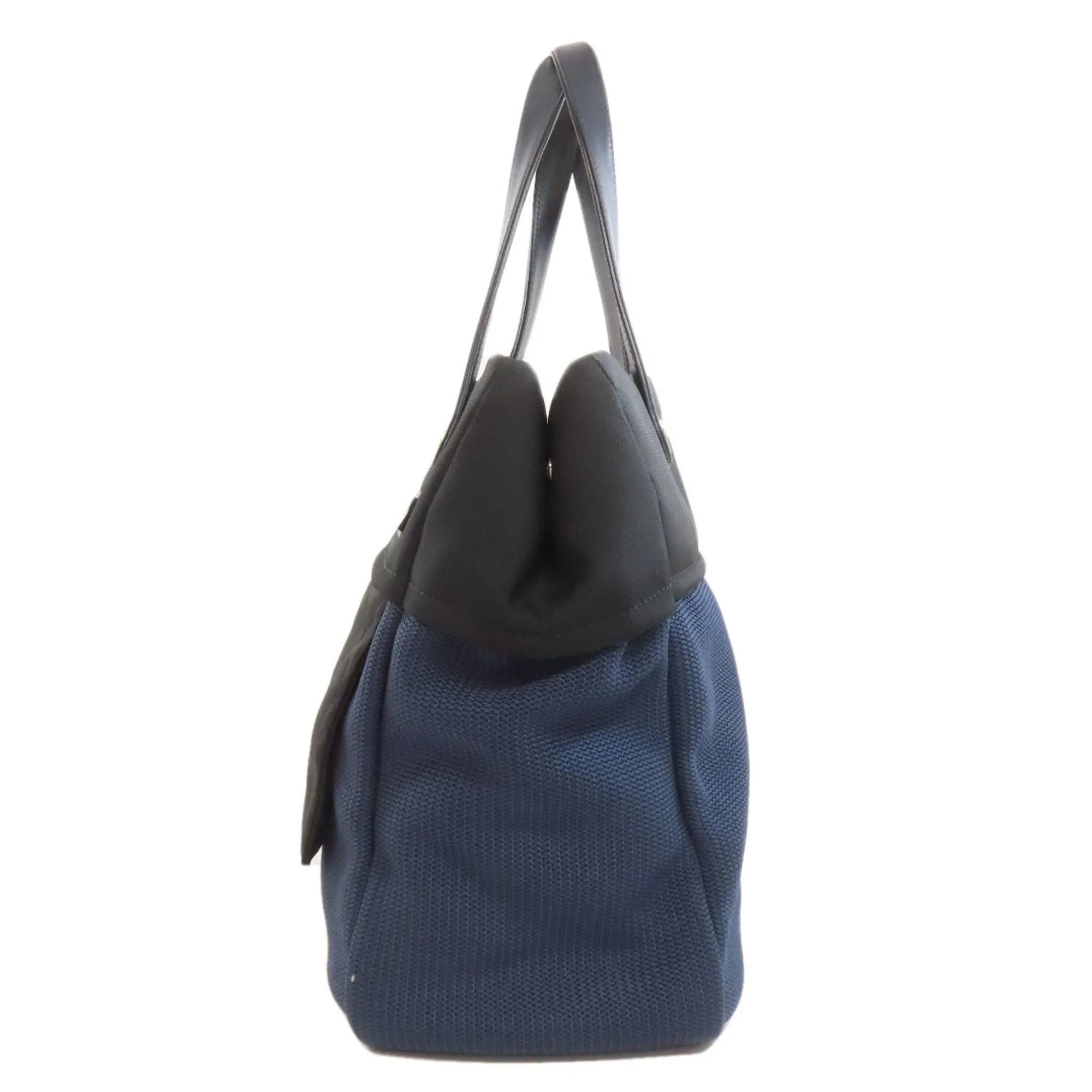 Chanel Navy Nylon Tote Bag (Pre-Owned)