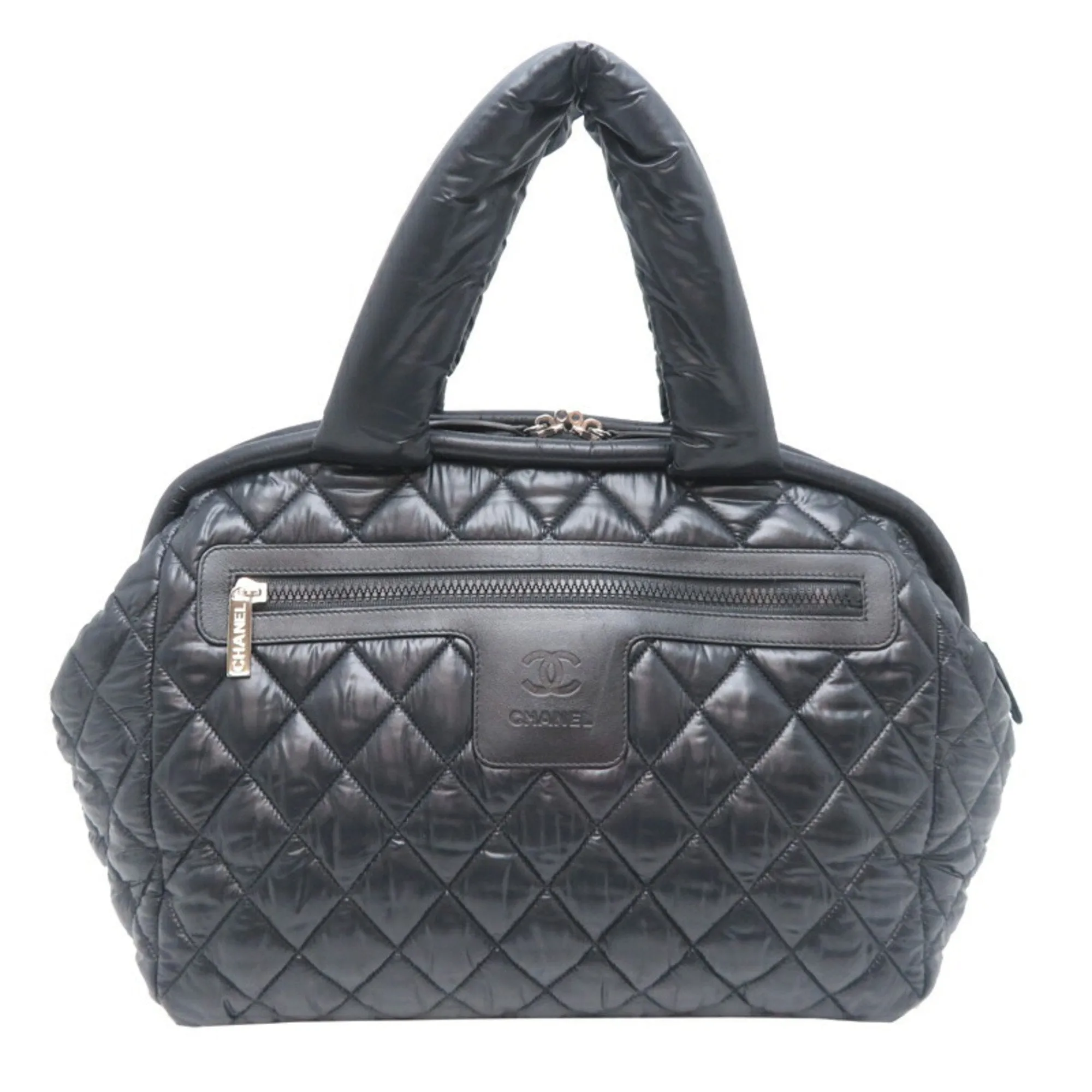 Chanel Nylon Handbag Tote Bag (Pre-Owned)