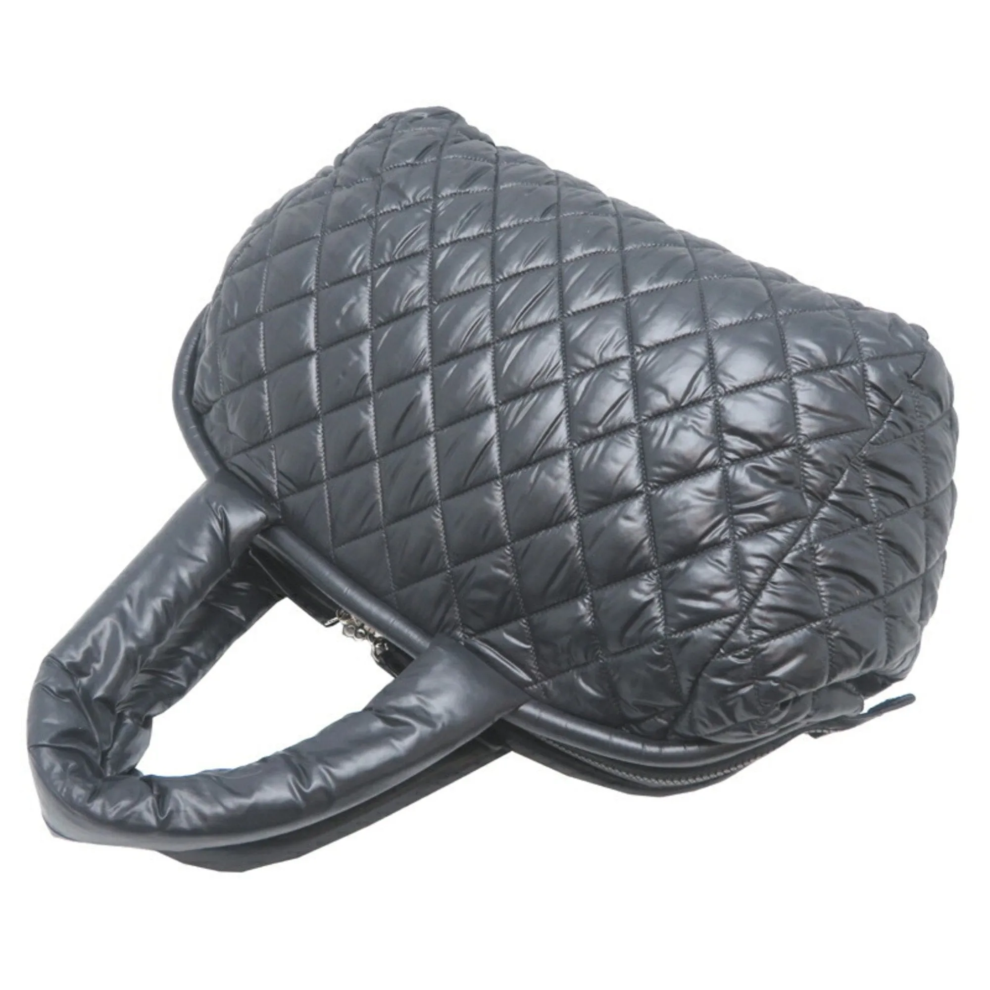 Chanel Nylon Handbag Tote Bag (Pre-Owned)