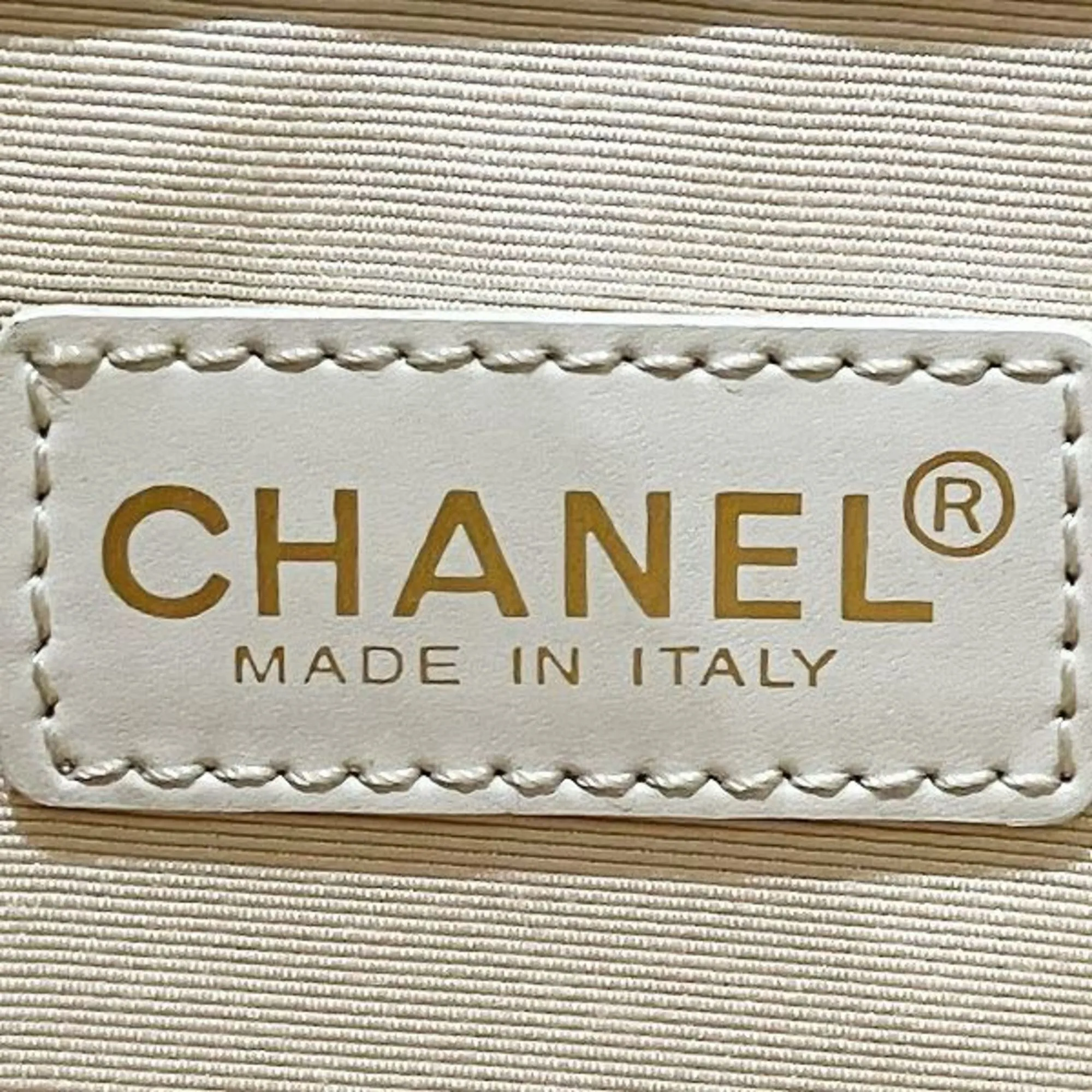 Chanel pink Canvas Handbag Tote Bag (Pre-Owned)
