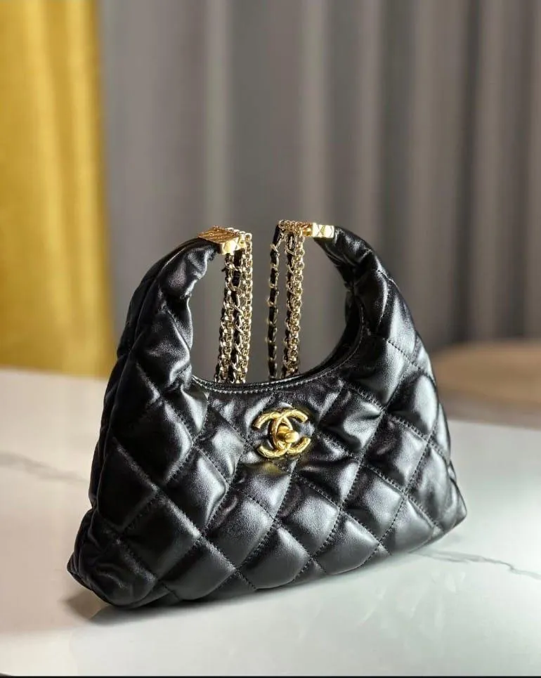 CHANEL Sheepskin Crossbody Handbag