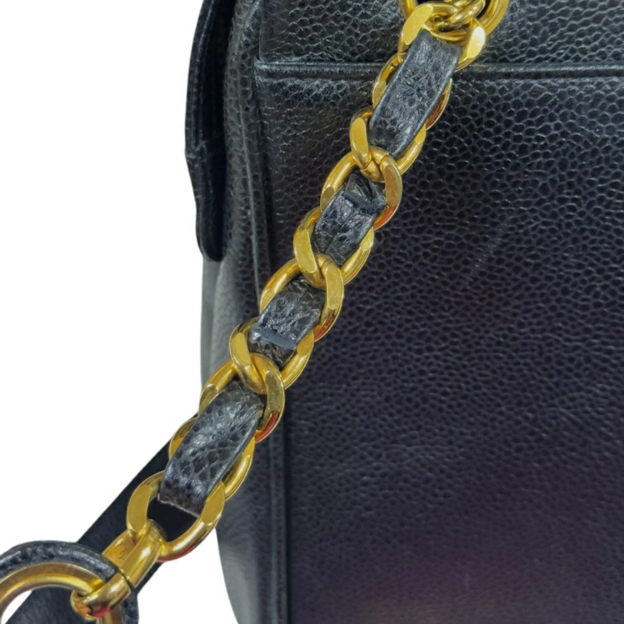 Chanel Triple Coco Leather Tote Bag (Pre-Owned)