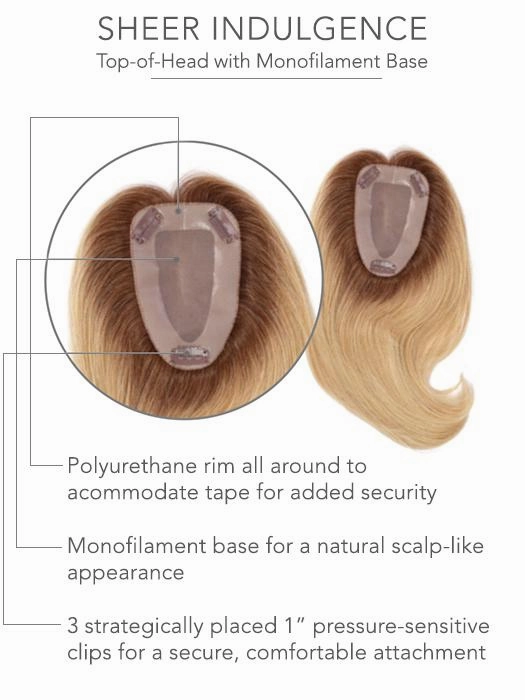 Charmed Life 12 | Human Hair Topper (Mono Top)