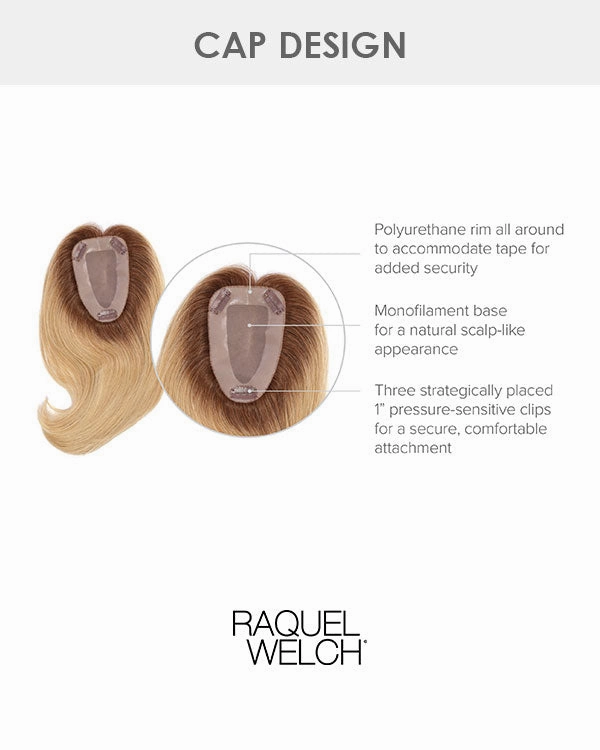 Charmed Life 12 inch | Monofilament Human Hair Wiglet by Raquel Welch