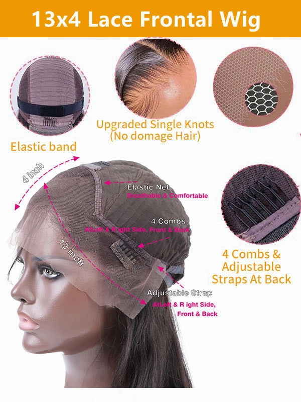 Chinalacewig 13X4 HD Lace Wig Undetectable Body Wave Wig CS03