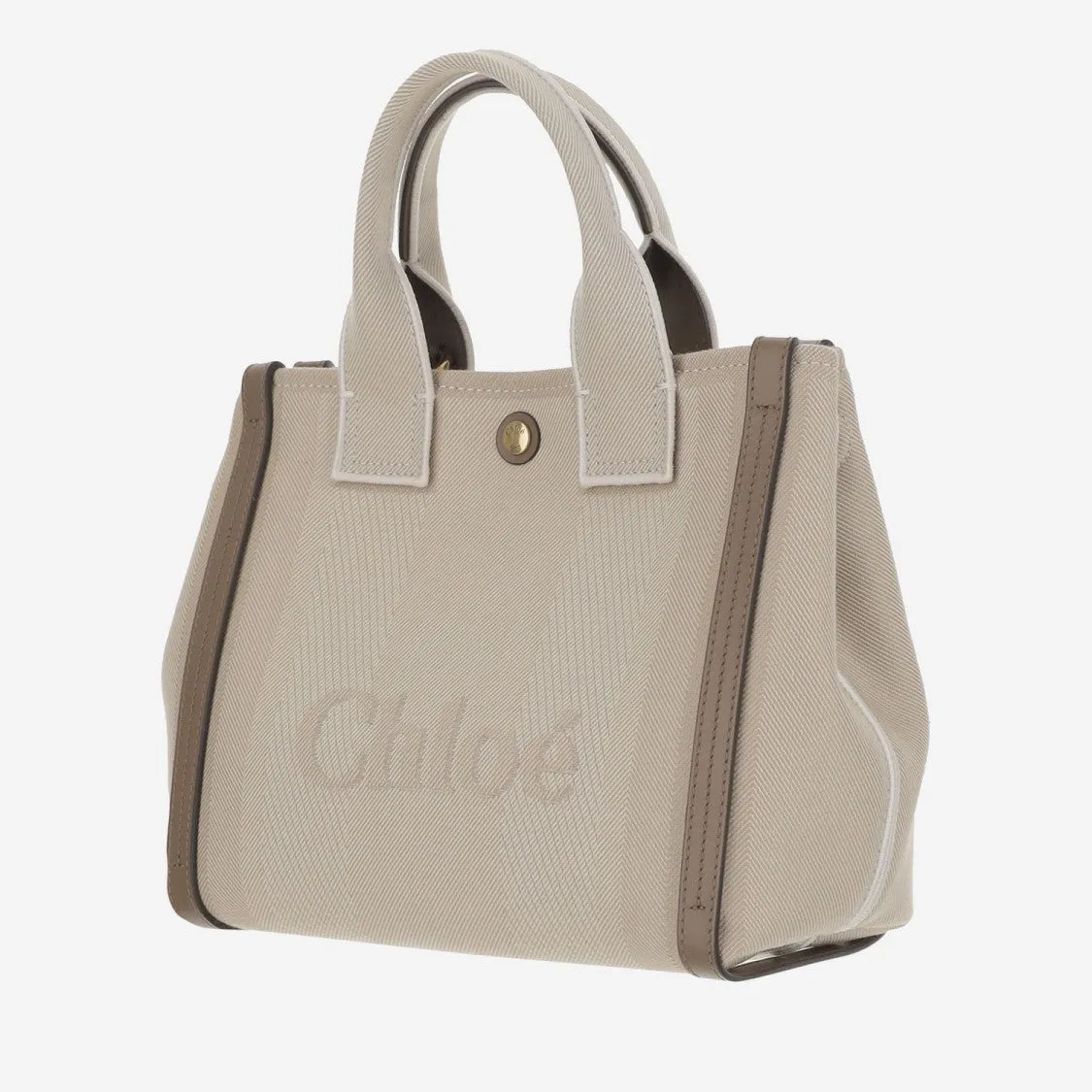 Chlo Carry Small Canvas Tote Bag