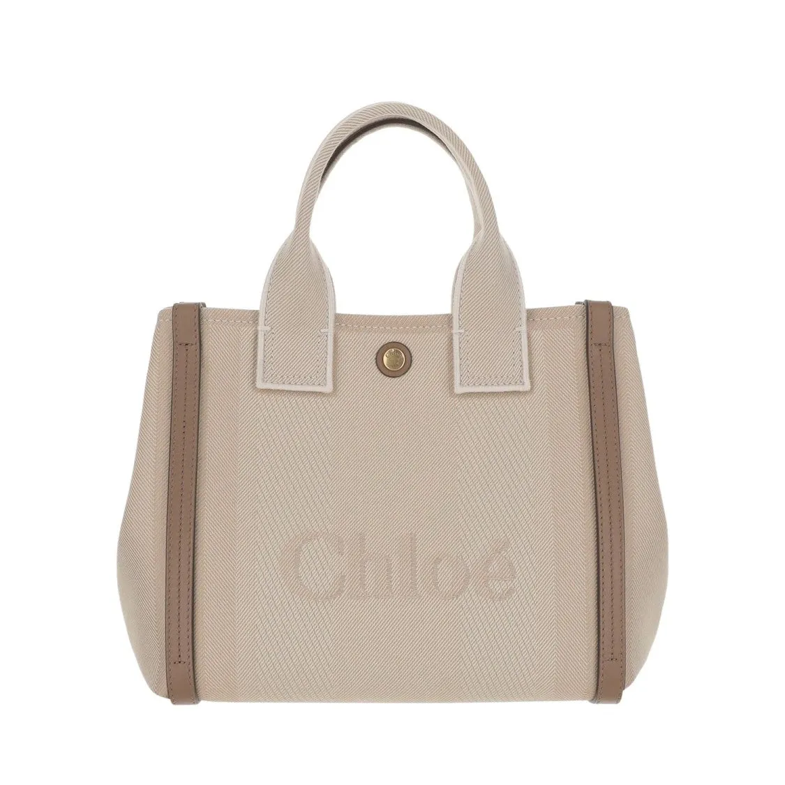 Chlo Carry Small Canvas Tote Bag