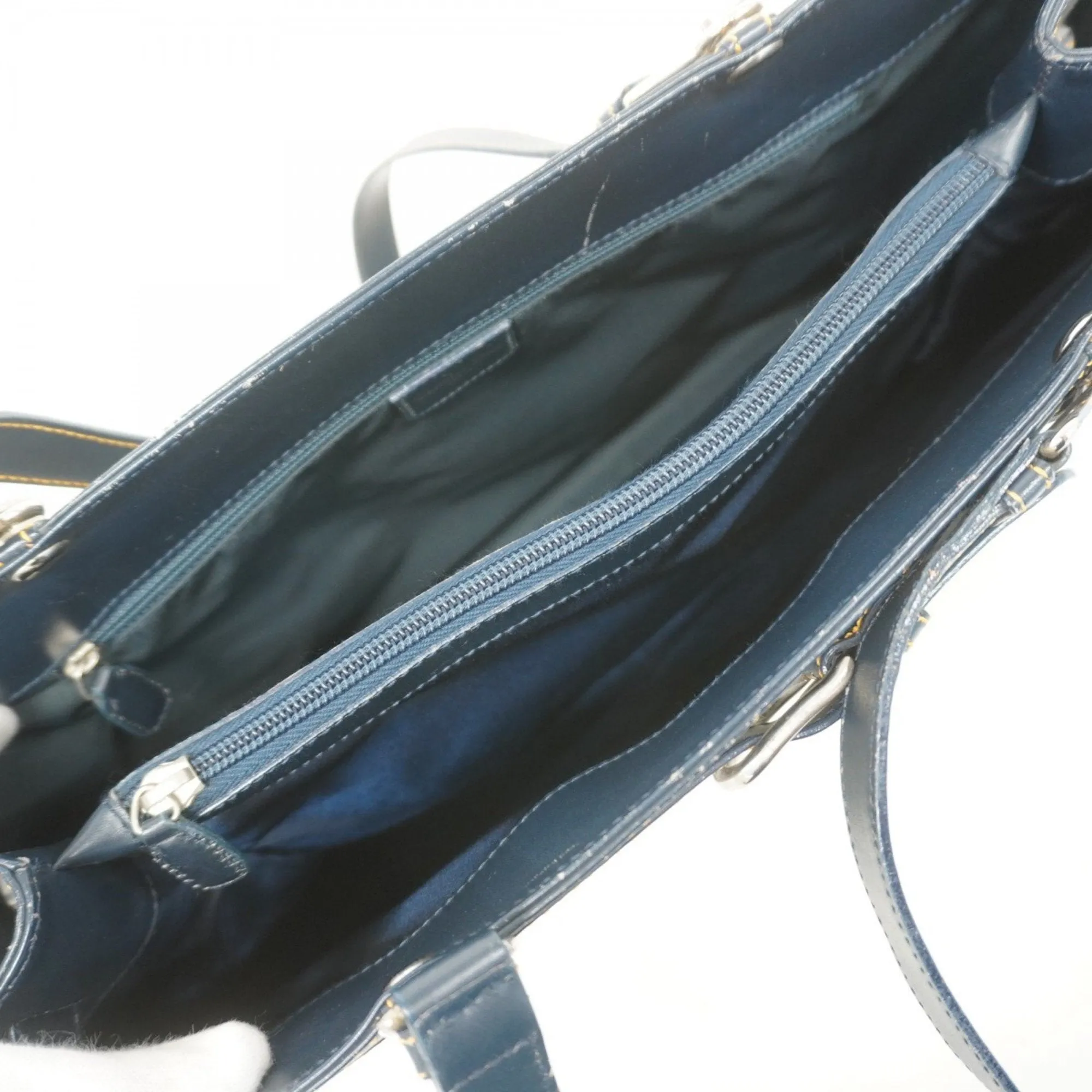 Christian Dior Canvas Leather Tote Bag (Pre-Owned)