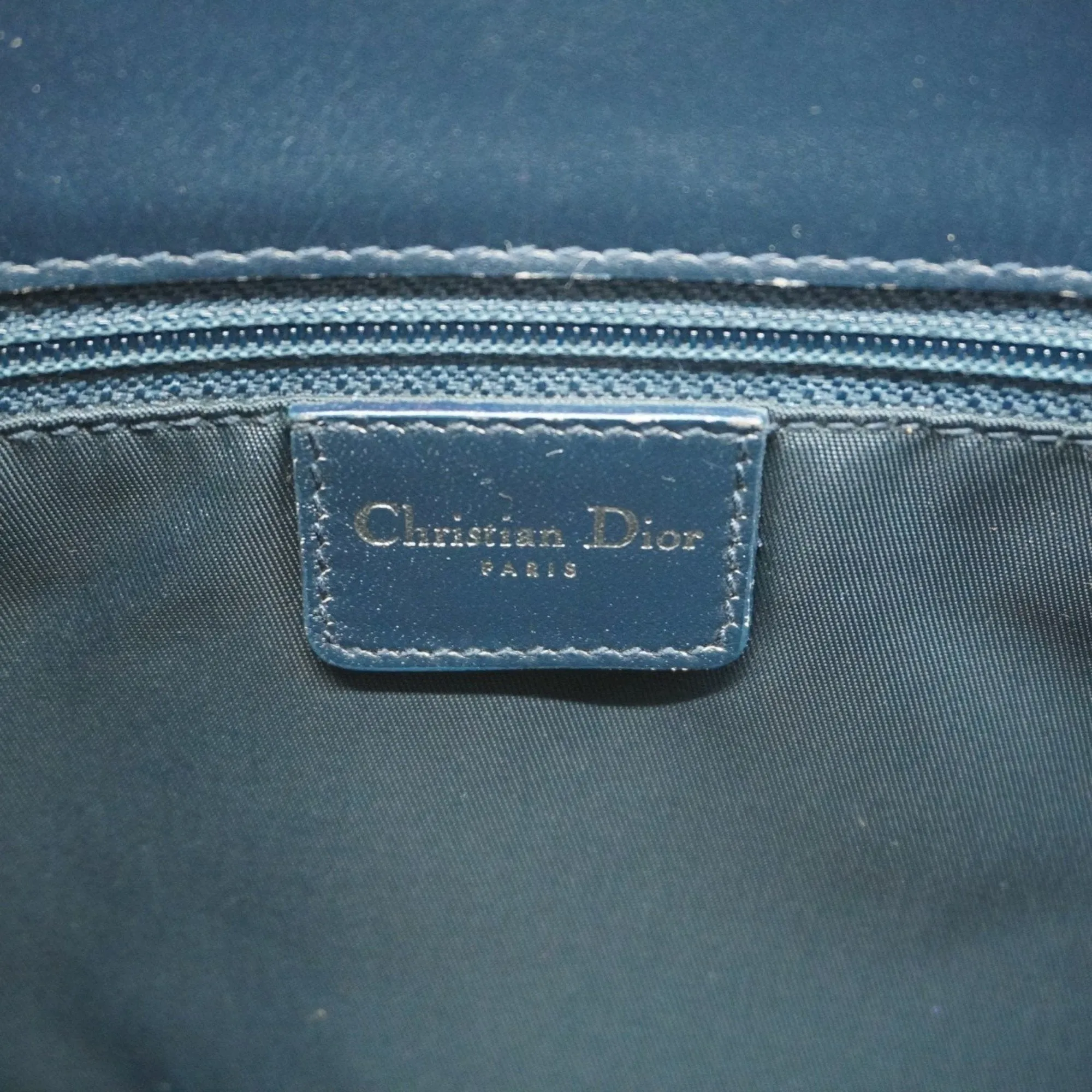 Christian Dior Canvas Leather Tote Bag (Pre-Owned)