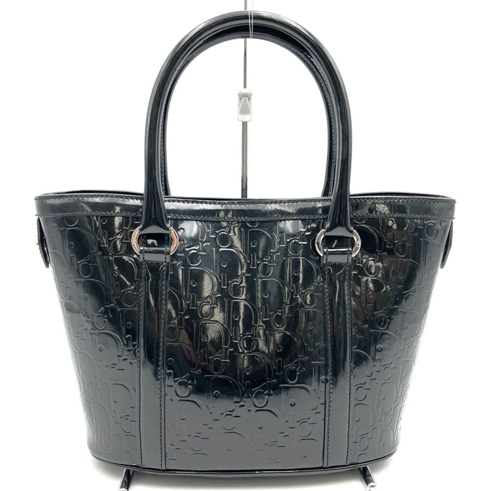 Christian Dior Leather Handbag Tote Bag (Pre-Owned)