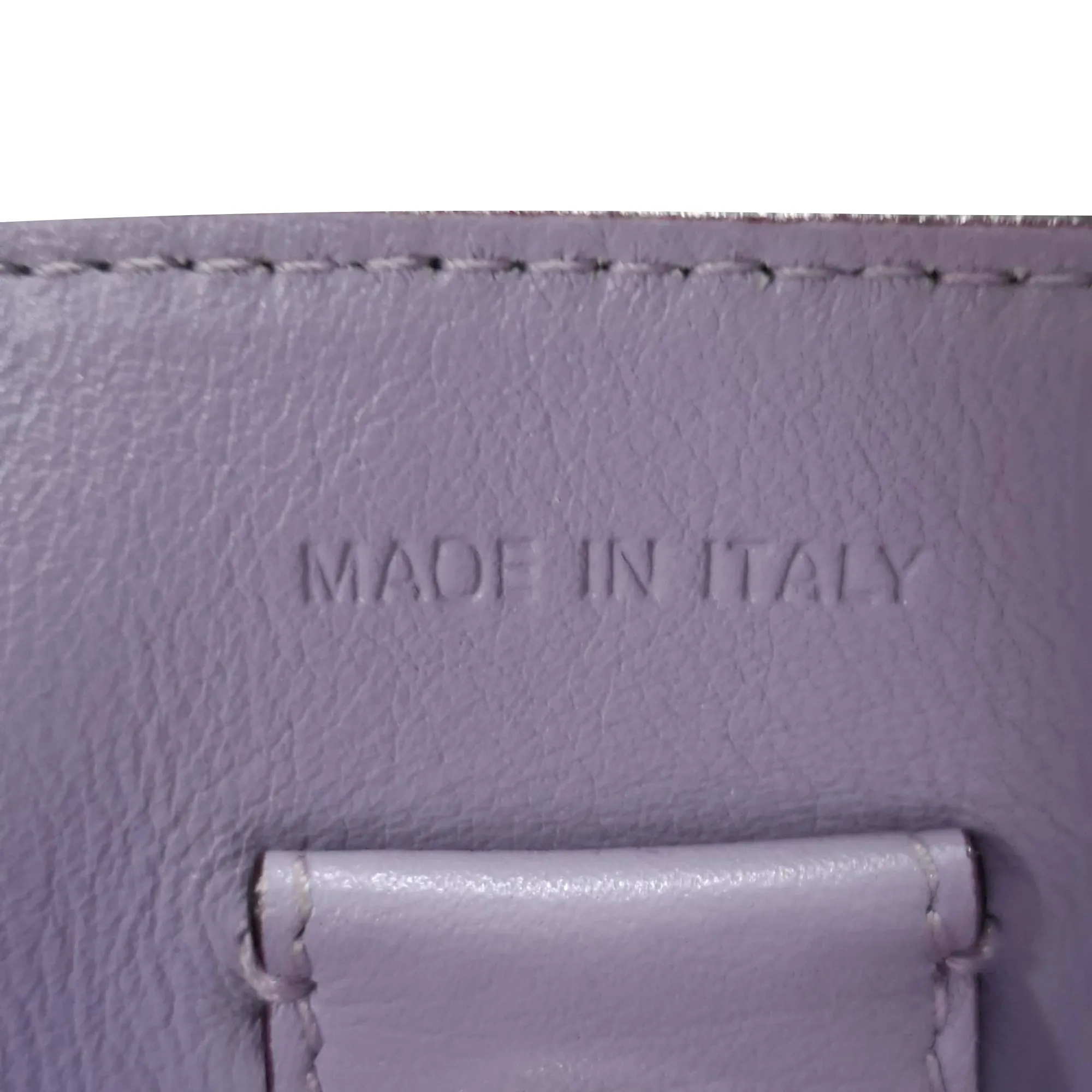 Christian Dior Medium Diorissimo Tote Bag in Navy Blue and Silver Leather