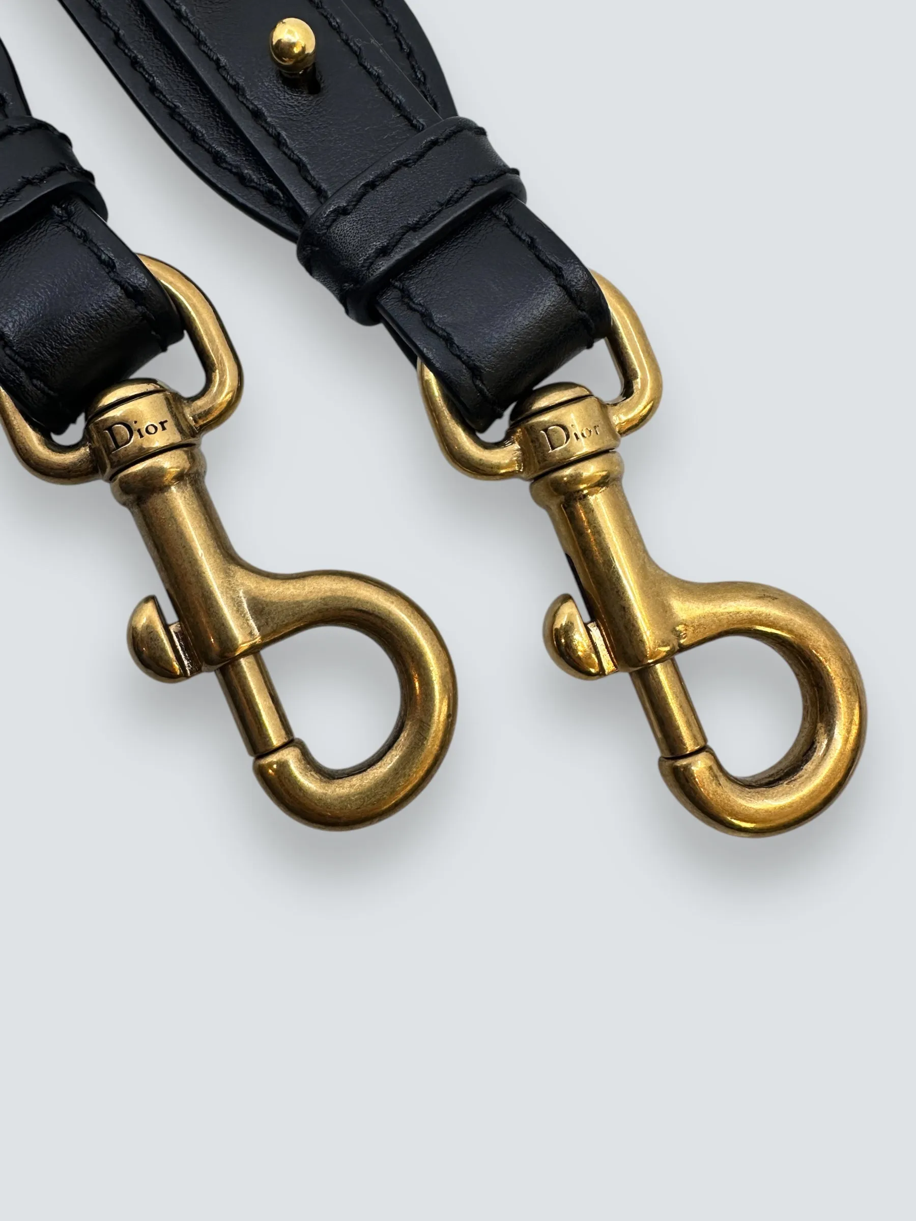 Christian Dior Navy Canvas Strap