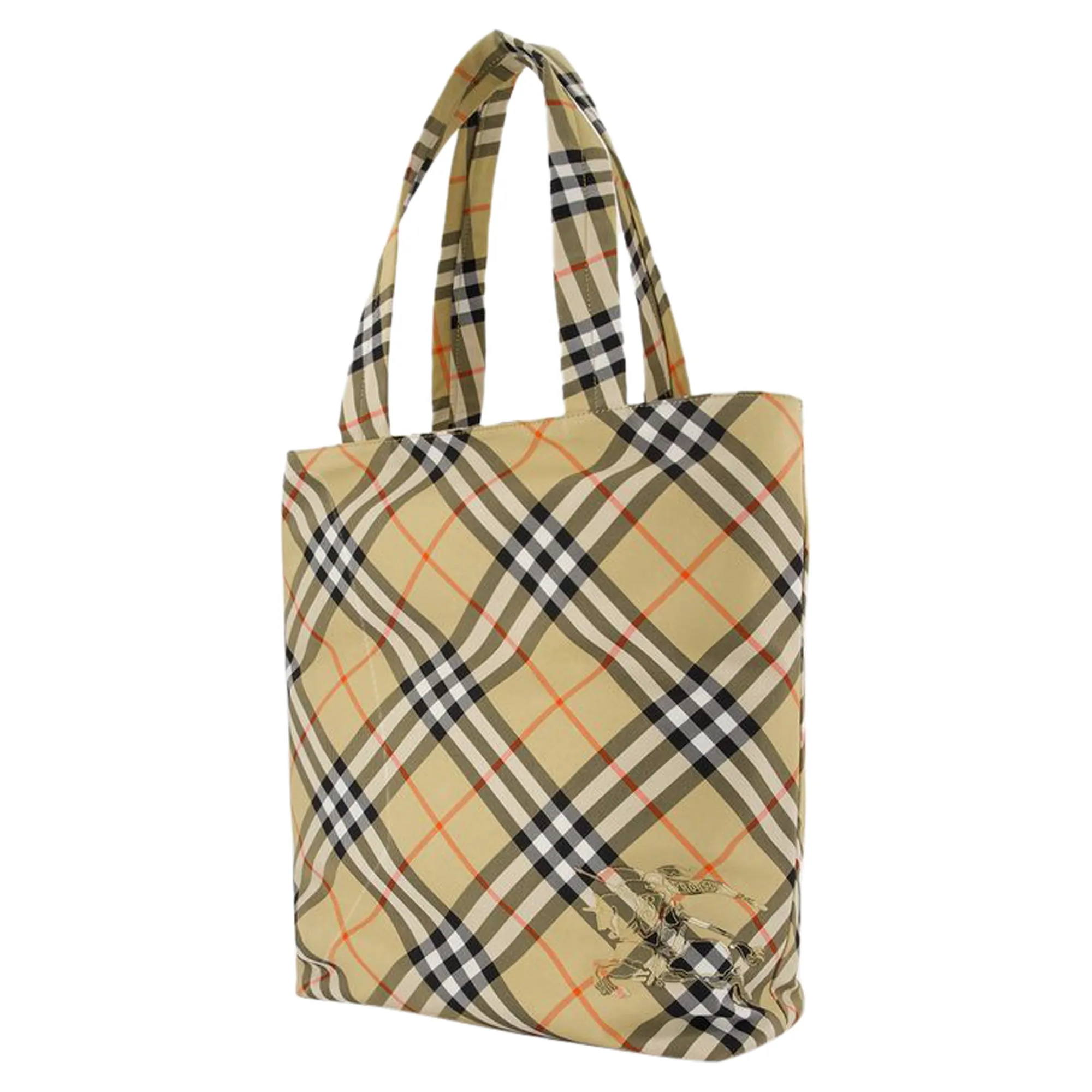 Classic Shopper Bag - Burberry - Synthetic - Beige