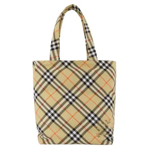 Classic Shopper Bag - Burberry - Synthetic - Beige