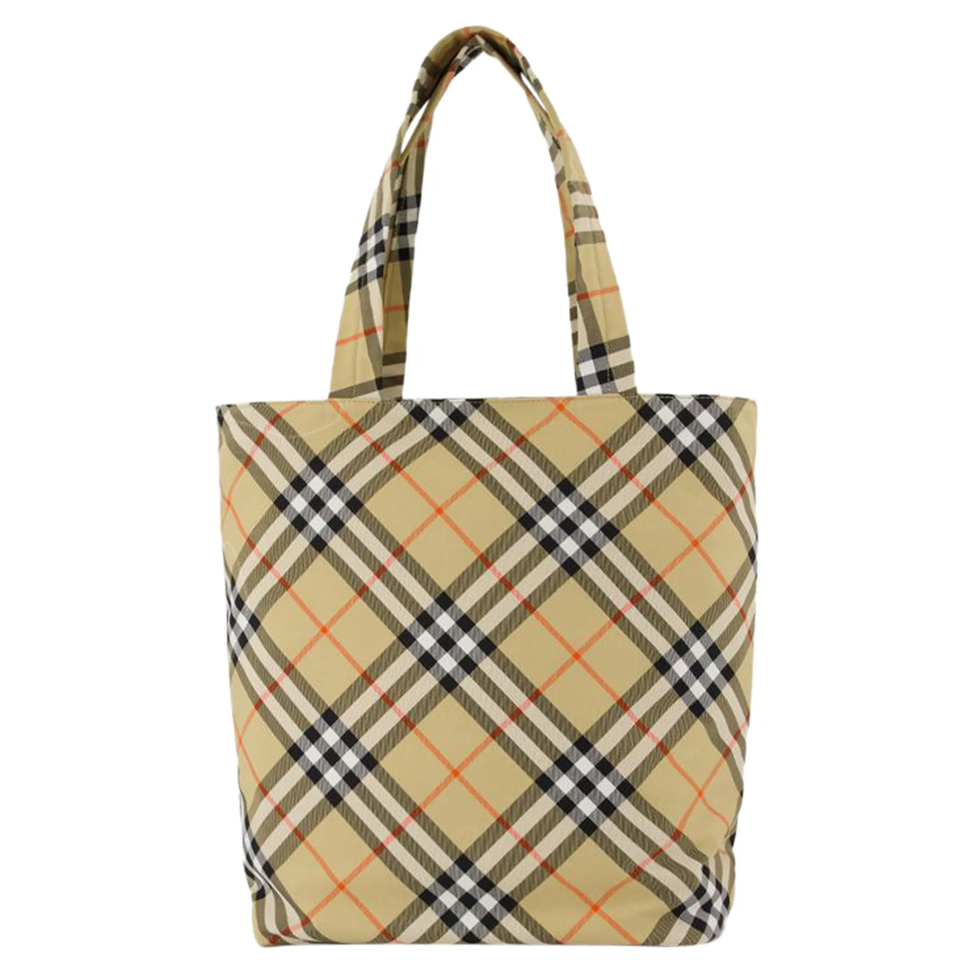 Classic Shopper Bag - Burberry - Synthetic - Beige