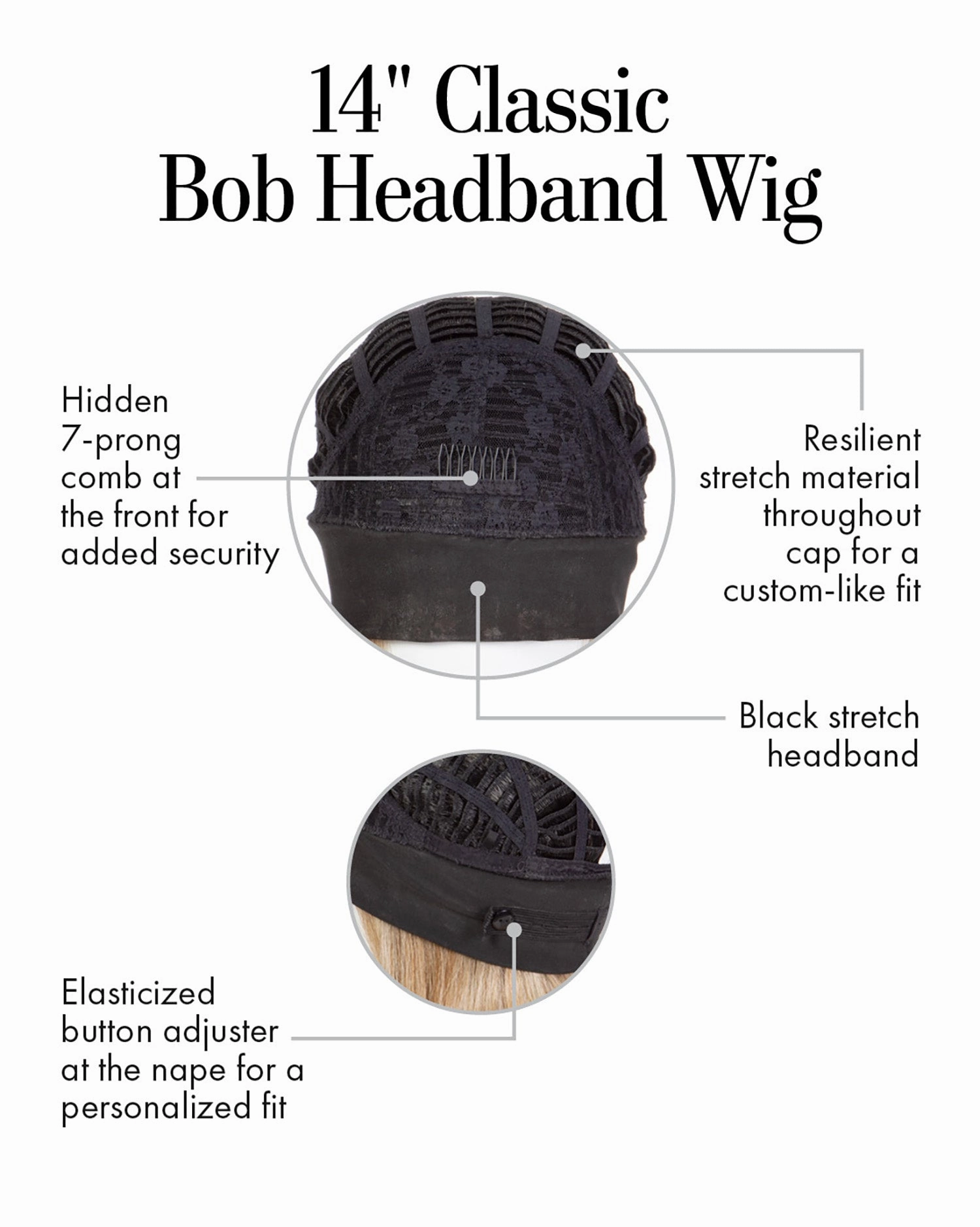 Classic Bob Headband Wig