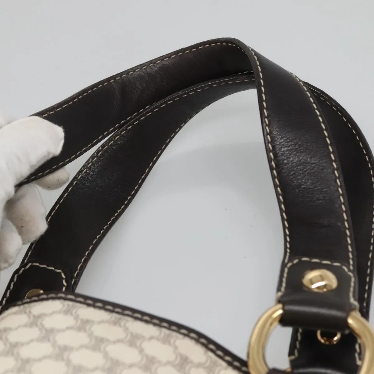 Cline Macadam Canvas Tote Bag (Pre-Owned)