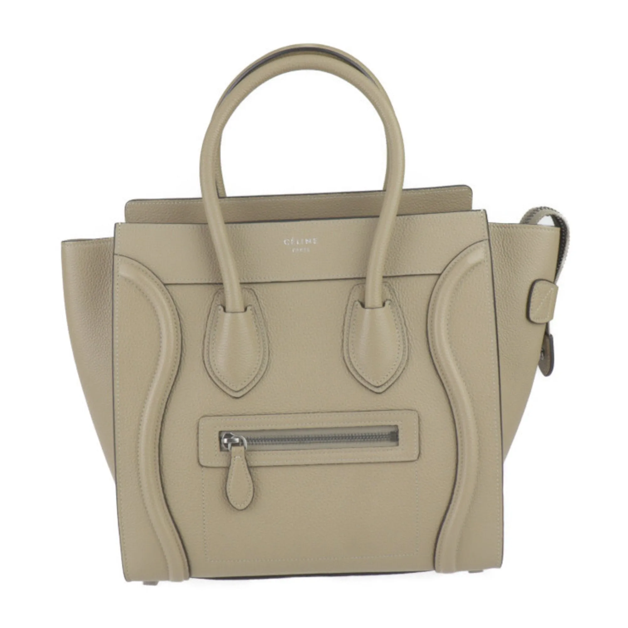 Cline Micro Luggage Leather Tote Bag (Pre-Owned)