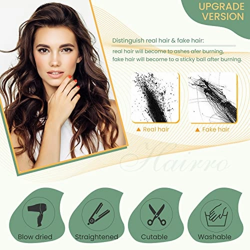 Clip in Hair Topper Human Hair with Silk Base Hairpiece