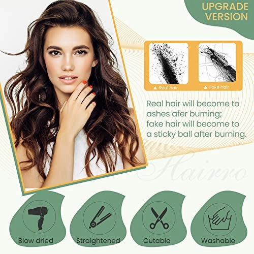 Clip in Hair Topper Human Hair with Silk Base Hairpiece