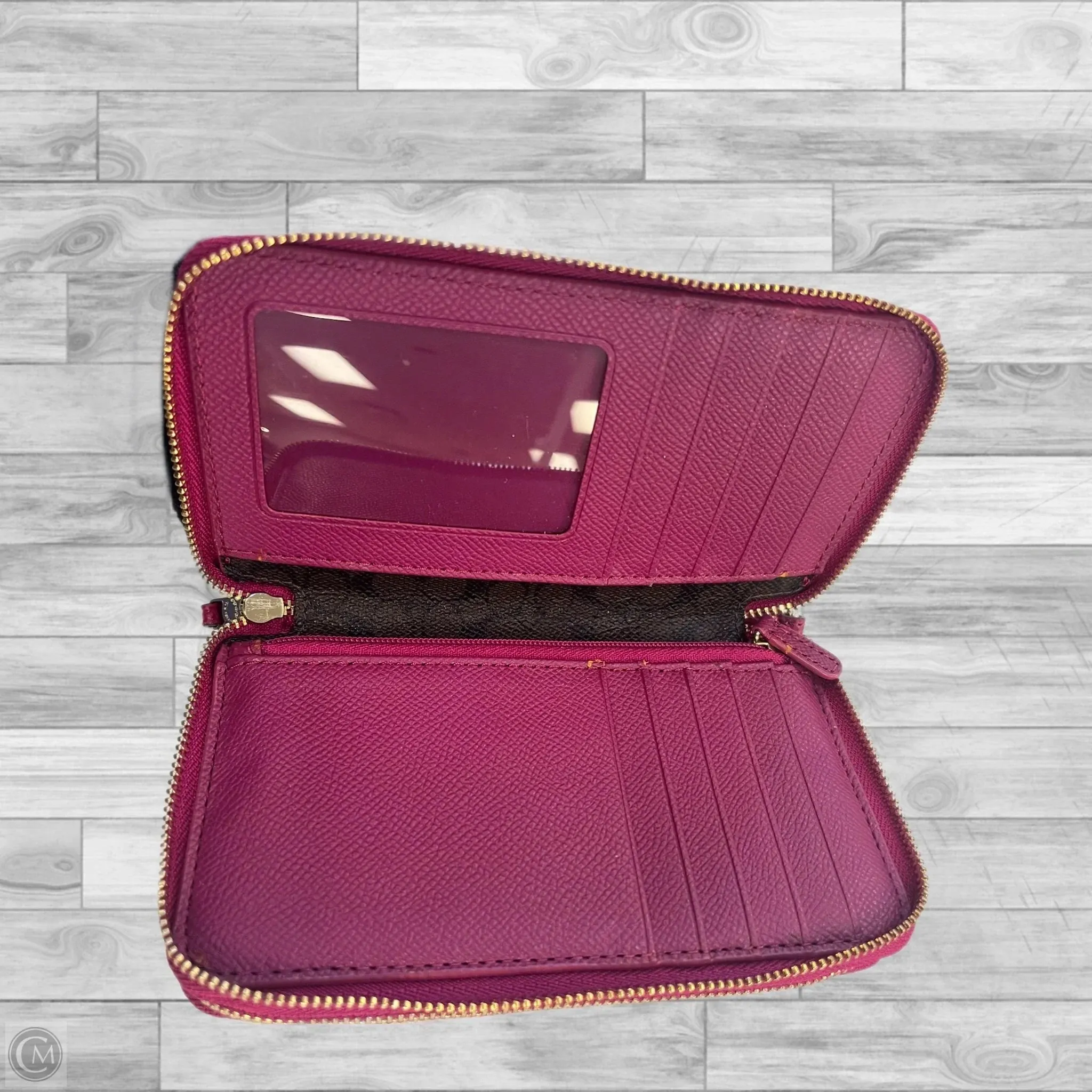Clutch Designer By Coach, Size: Small