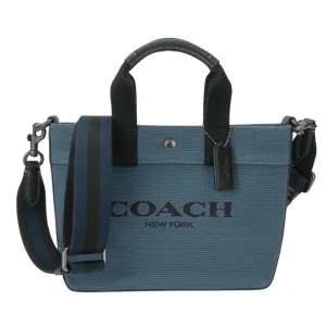 Coach Canvas Leather Tote Bag (Pre-Owned)