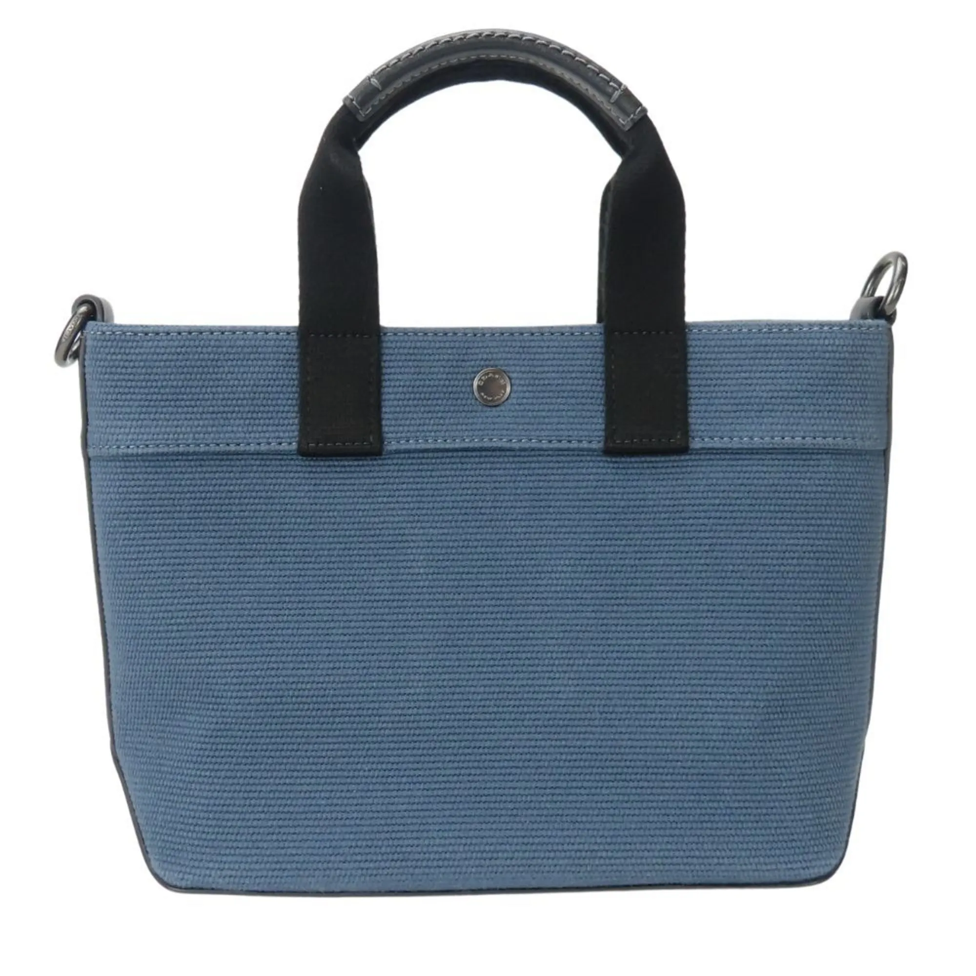 Coach Canvas Leather Tote Bag (Pre-Owned)