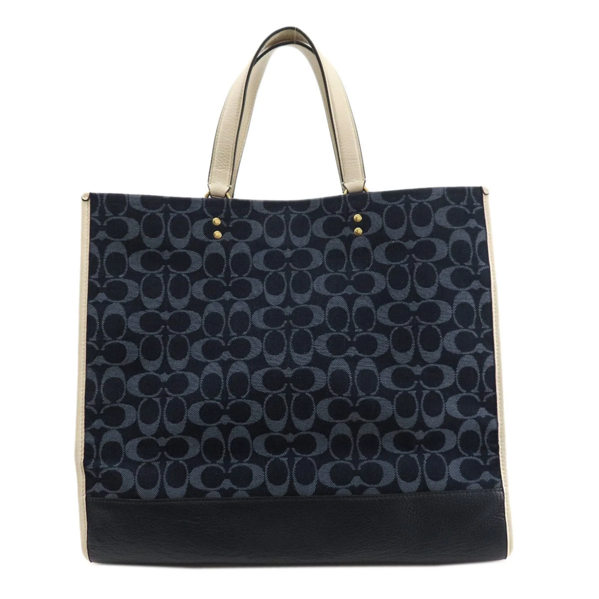 Coach  Canvas Tote Bag (Pre-Owned)