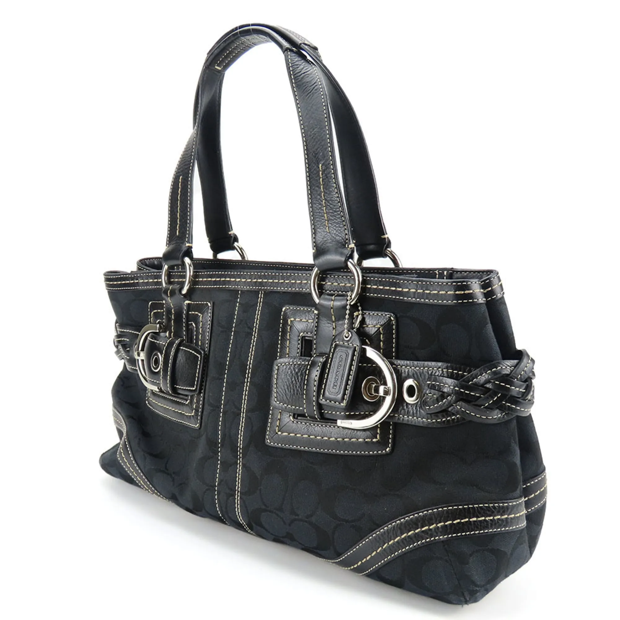 Coach  Canvas Tote Bag (Pre-Owned)