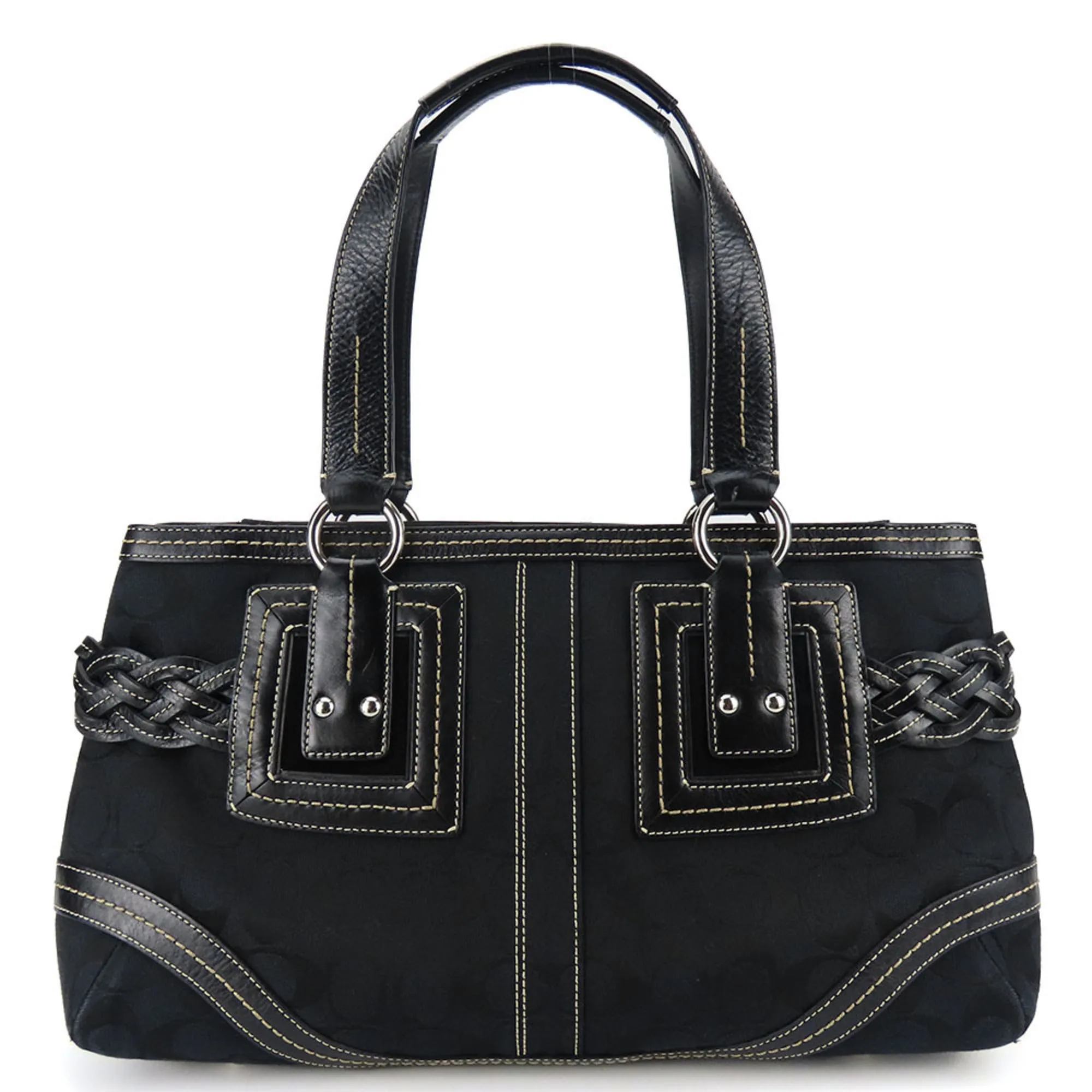 Coach  Canvas Tote Bag (Pre-Owned)