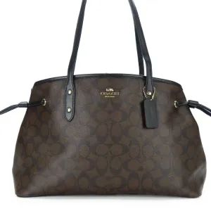Coach  Leather Pvc Tote Bag (Pre-Owned)