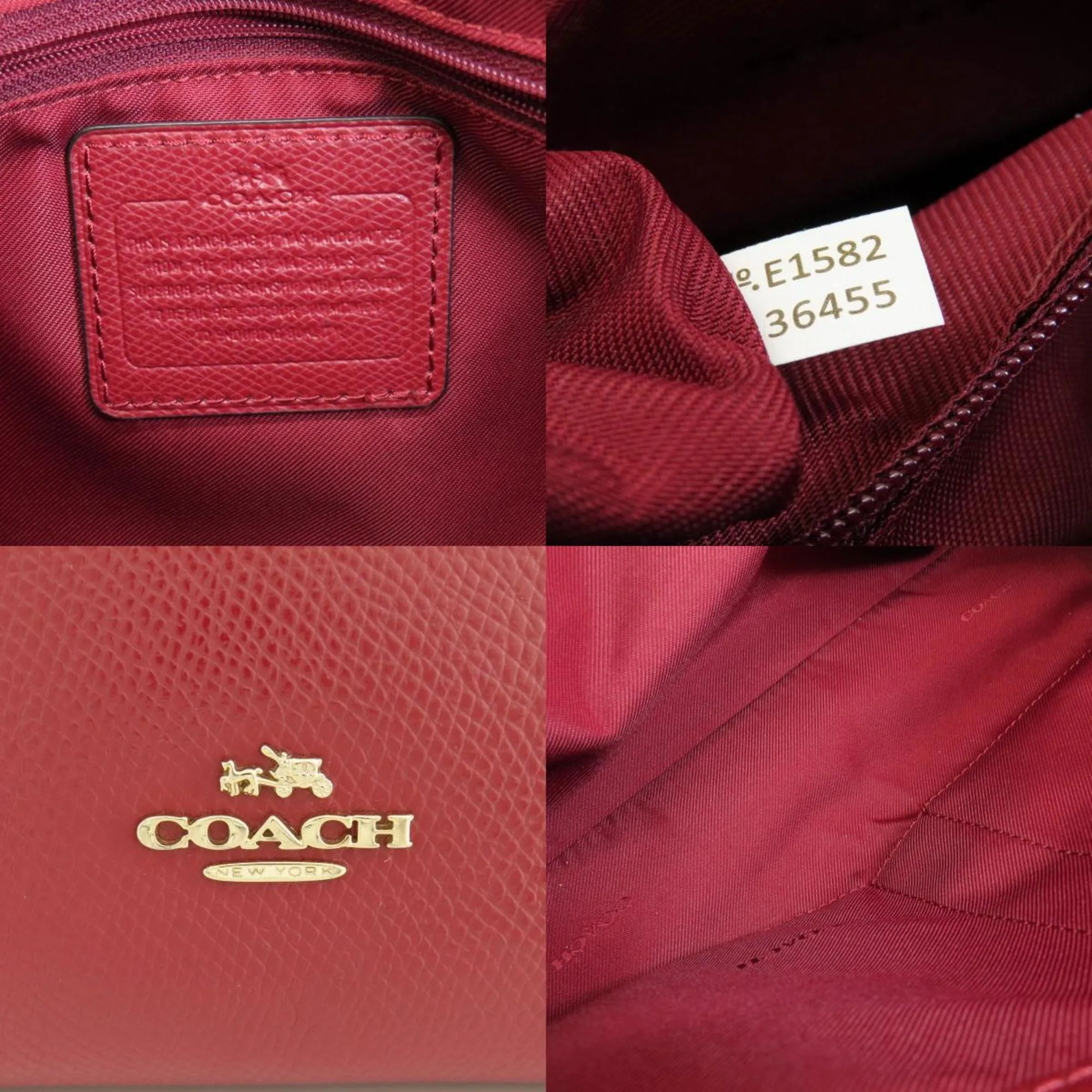 Coach  Leather Tote Bag (Pre-Owned)