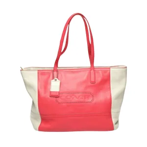 Coach  Leather Tote Bag (Pre-Owned)
