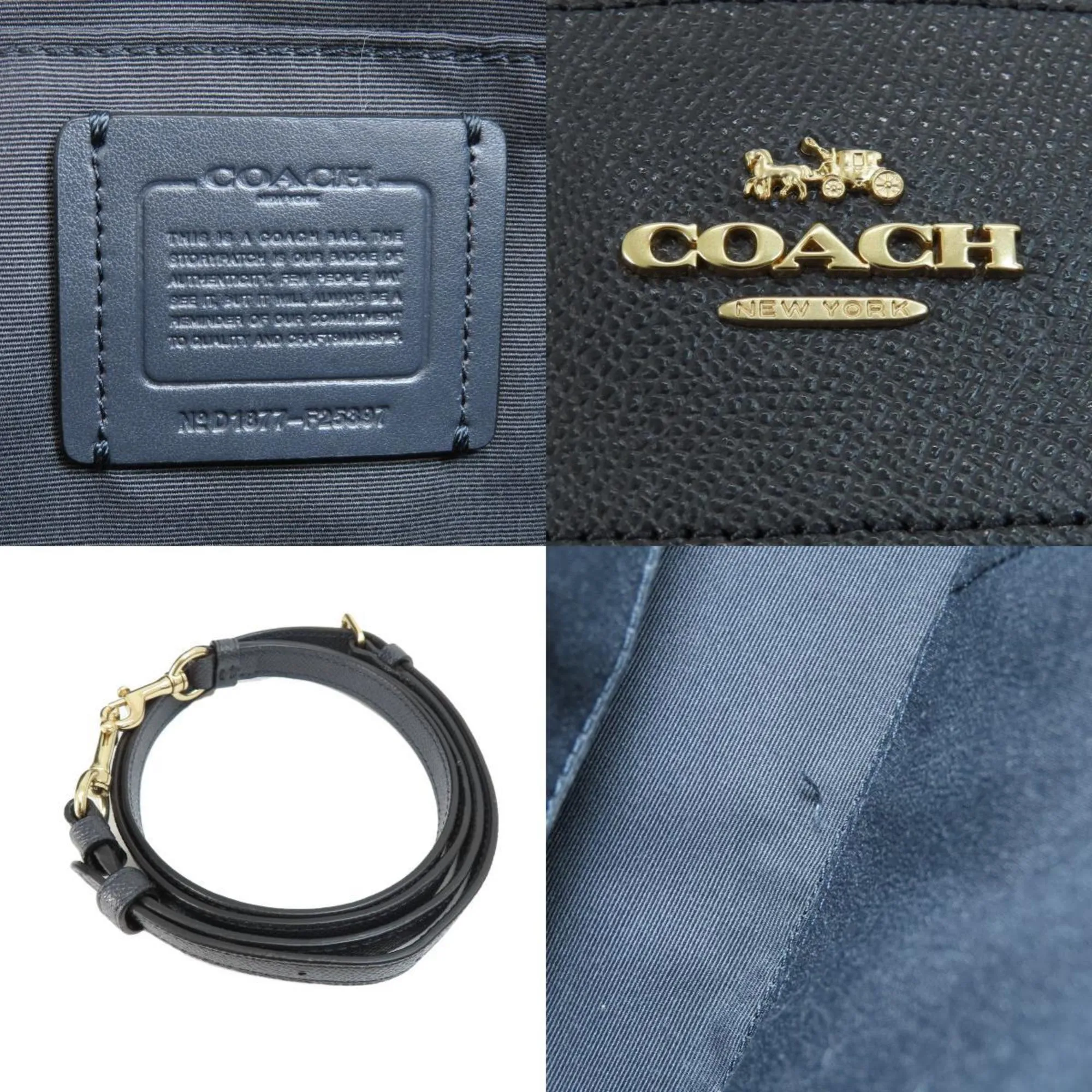 Coach  Leather Tote Bag (Pre-Owned)