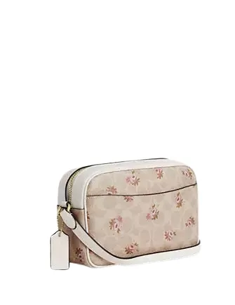 Coach Mini Jamie Camera Bag In Signature Canvas With Floral Print