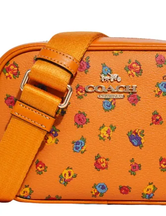 Coach Mini Jamie Camera Bag With Mini Vintage Rose Print